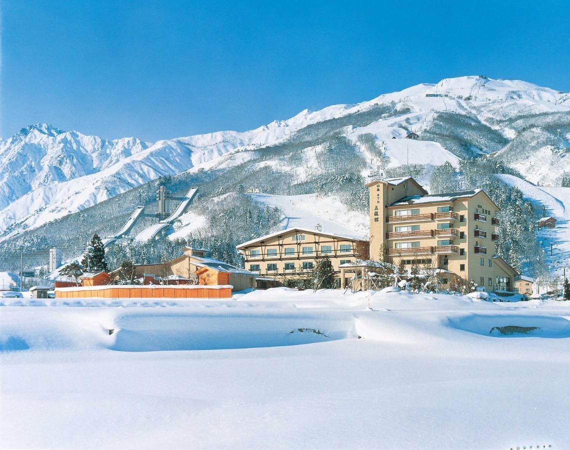 Hotel Goryukan Hakuba Bagian luar foto