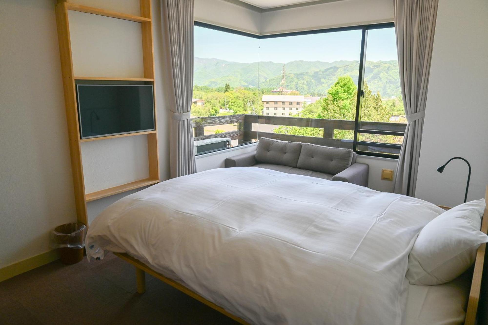Hotel Goryukan Hakuba Bagian luar foto
